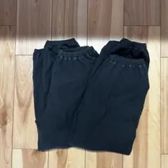 ブラック ロングパンツ 150(S)