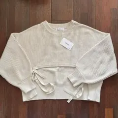 バルーン袖 ニット