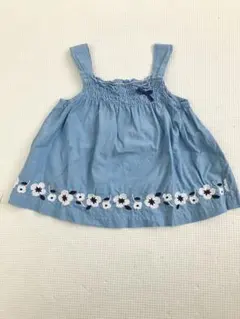 familiar チュニック 90cm 花柄刺繍