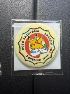 【能登里山ポケモンウィズユー空港限定】ポケモン ピカチュウ 缶バッチのサムネイル