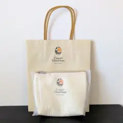 キャラメルゴーストハウス　 オリジナルポーチと手提げ袋（紙袋）