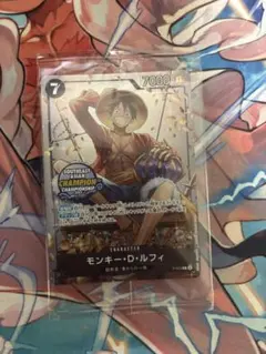 ワンピースカード　フランス版　ルフィ　金字　プロモ　Japan Expo限定 ワンピースカード フランス版 ルフィ 金字 プロモ Japan Expo限定