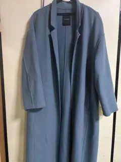 青色ロングコート JEANASIS
