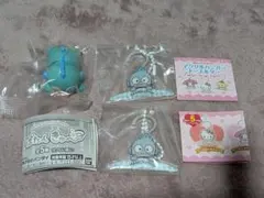 ハンギョドン カプセルトイ ばたんきゅ〜 アクリルハンガーキーホルダー3点