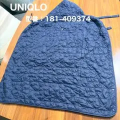 UNIQLO ユニクロ ライトウォームパデット2WAYブランケット ネイビー色