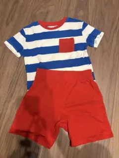 NEXT ベビー ボーダーTシャツ＆パンツセット 104cm