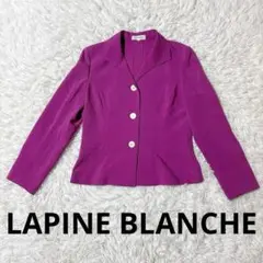 ✨美品 【LAPINE BLANCHE】コート(9)アウター 日本製 パープル