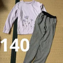 140 サンカンシオン トレーナー 他 長ズボン セット 女児のサムネイル