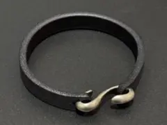 ブレスレットレザーブラックチェーンアクセサリータイガーバングルおしゃれ本革牛革