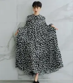 manana suerte レオパードティアードワンピースのサムネイル