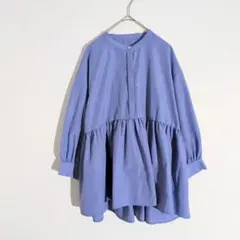 ✨美品✨＜A DAY IN THE LIFE＞ペプラムギャザー 7分袖ブラウスのサムネイル