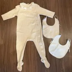 新品未使用Chloé ベビーロンパースとビブセット　18M