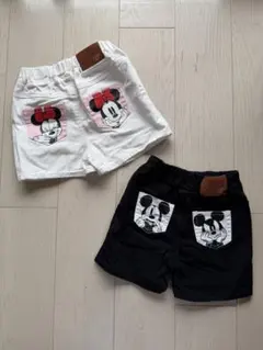 リトシー　しまむら　パンツ　ミッキー　ミニー　130 110