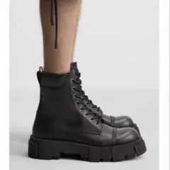 【ZARA】厚底 ブーツ メンズ ヒールアップ