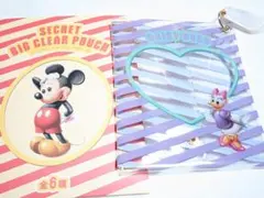 ディズニー　シークレットビッグクリアポーチ　デイジー