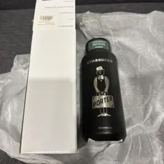 スタバ PORTER リサイクルステンレスボトル マットブラック 355ml