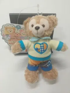 【タグ付き】ダッフィー　Duffy　ぬいぐるみバッチ　ハートウォーミングデイズ