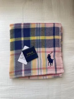 Polo Ralph Laurenタオルハンカチ ラルフローレン チェック柄