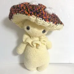 ハンドメイド 手作り あみぐるみ きのこ - メルカリ