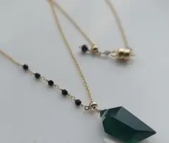 マラカイトスライドネックレス