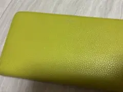 セリーヌ長財布　LARGE ZIPPED ラウンドファスナー　黄色のサムネイル