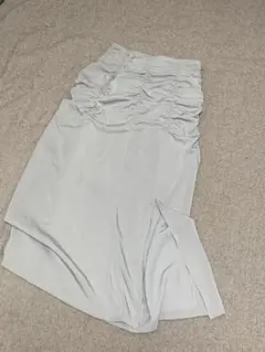 Noela ライトグレー フレアスカート