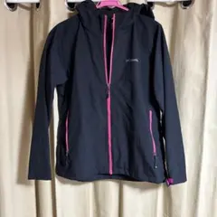 Columbia フード付きジャケット ブラック/ピンク