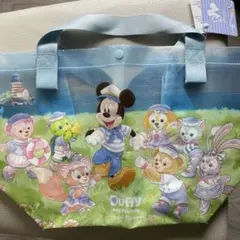香港ディズニーミッキーとダッフィーフレンズ春　ショッピングバッグ　Sサイズ　レア