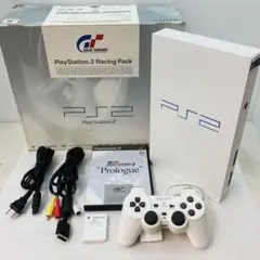箱付 PS2 本体 グランツーリスモ同梱版 SCPH-55000 ホワイト ネ6