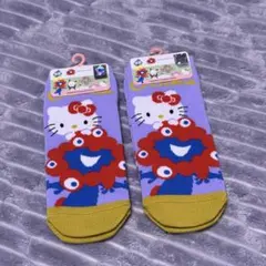 ミャクミャク×サンリオ 靴下 22〜24cm