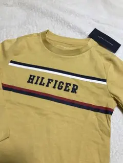 値引❗️【新品・未使用】TOMMY HILFIGER カラシ色長袖Tシャツ 3 T
