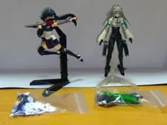バンダイ ホシノフミナ アヤメ モビルドールメイ など 11体セット　素組完成品 バンダイ ホシノフミナ アヤメ モビルドールメイ など 11体セット 素組