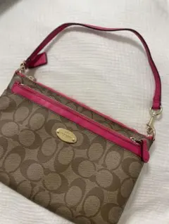 COACH ショルダーバッグ ピンク 美品