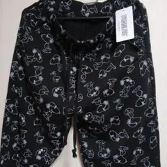 匿名発送☆新品未使用☆スヌーピー総柄 裏起毛 ルームウェア　ロング パンツ M