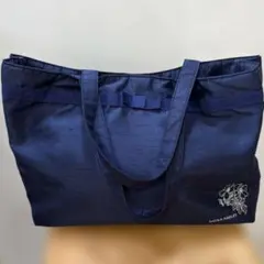 Laura Ashley ネイビー トートバッグ