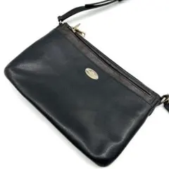 COACH コーチ ショルダーバッグ ポシェット サコッシュ ブラック斜め掛け