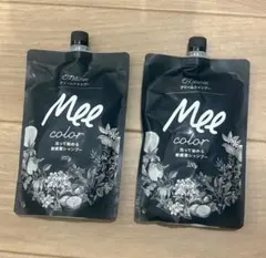 Mee color クリームシャンプー ダークブラウン 2袋のサムネイル