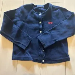familiar ネイビー カーディガン120cm