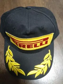 未使用品 ピレリ チャンピオンキャップ 帽子 ブラック 黒