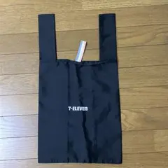 【新品】セブンイレブン　エコバック　黒　トートバッグのサムネイル