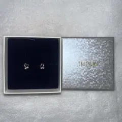 ジュエリーツツミ K14WG クリスタルピアス - メルカリ