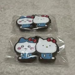 ちいかわ×サンリオキャラクターズ なかよしラバーマスコット ハチワレ2個セット