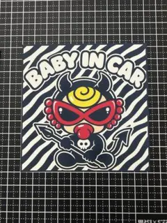 ヒスミニ ベビーインカー マグネットステッカー ベビーインカー