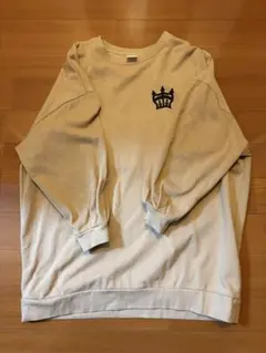 ロデオクラウンズ RODEO CROWNS ベージュ スウェット FREEサイズ