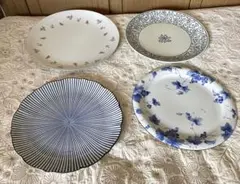 大皿まとめ売り4枚　たち吉　MEITO ファインチャイナ