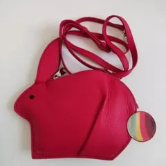 極美品 ポールスミス ラッキーラビット ミニショルダーバッグ ピンク ストライプ