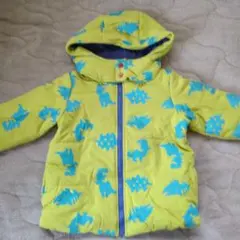 恐竜柄フード付きアウター 90cm