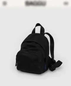 BAGGU ブラック ミニリュック