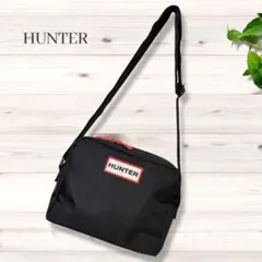 HUNTER ハンター ショルダーバッグ ミニショルダー ブラック ロゴのサムネイル