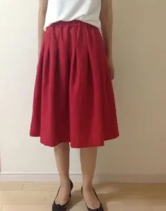 ✨美品✨ CLOTH&CROSS クロスアンドクロス リネンタックスカート